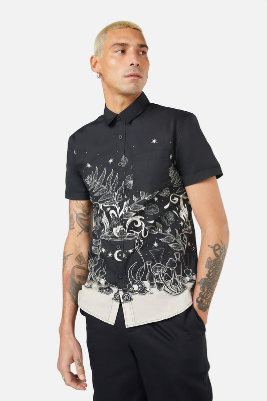 Black Friday - Witches Room Border Shirt - black