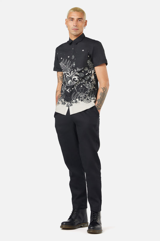 Black Friday - Witches Room Border Shirt - black