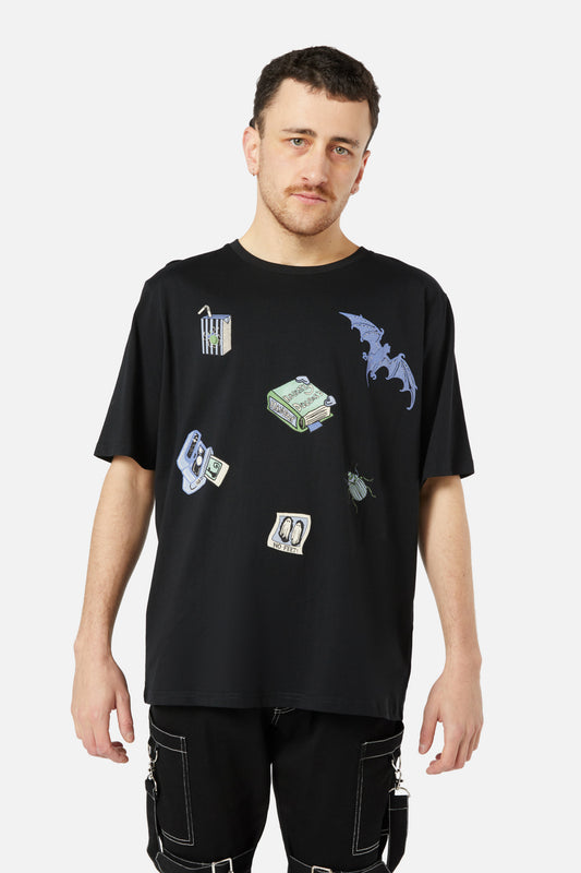 Black Friday - Goth Motif Tee - black
