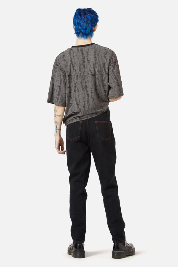 Black Friday - Contrast Stitch Unisex Skinny - black