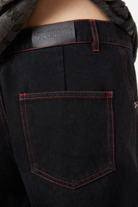 Black Friday - Contrast Stitch Unisex Skinny - black