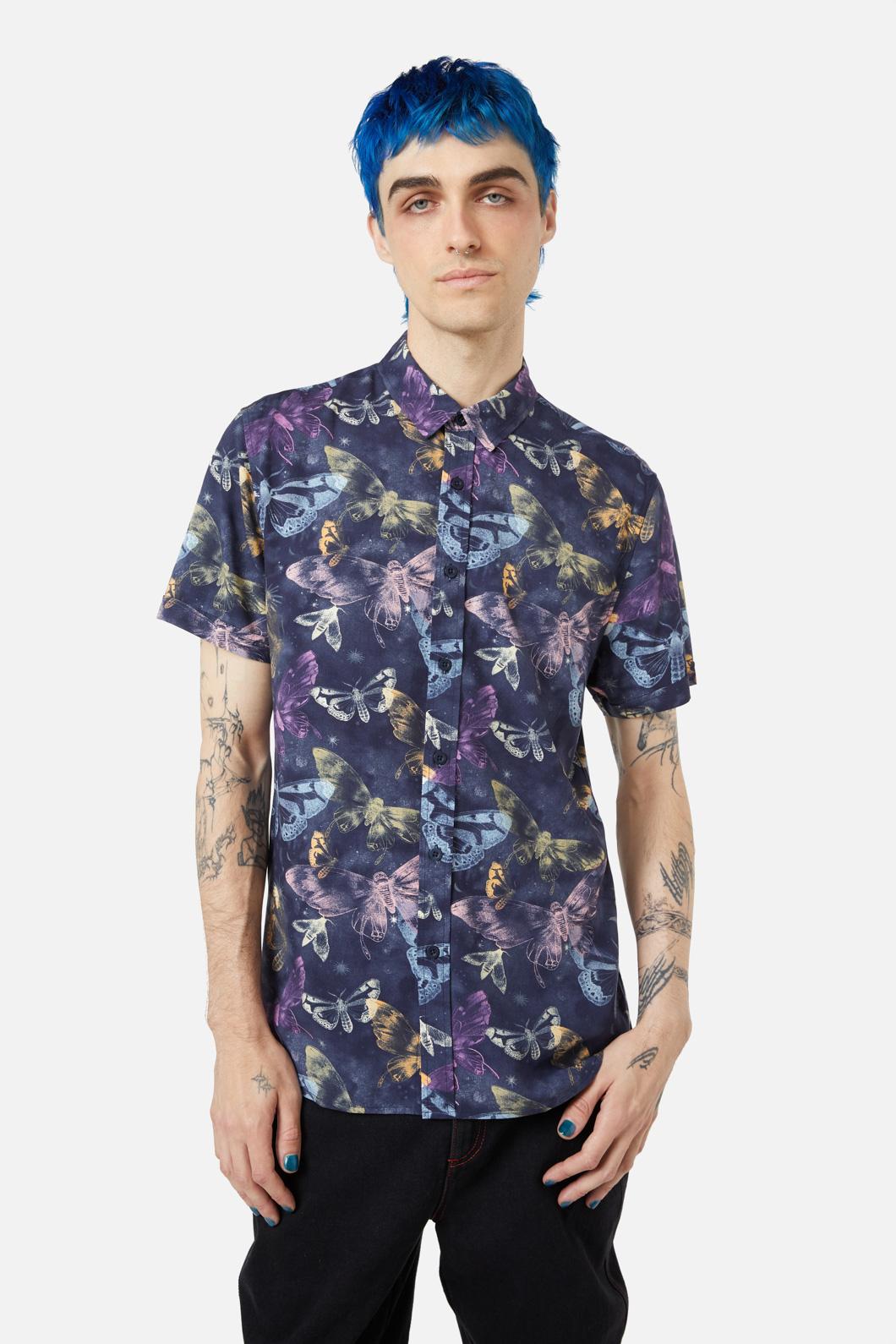 Black Friday - Lunar Moth SS Shirt - navy