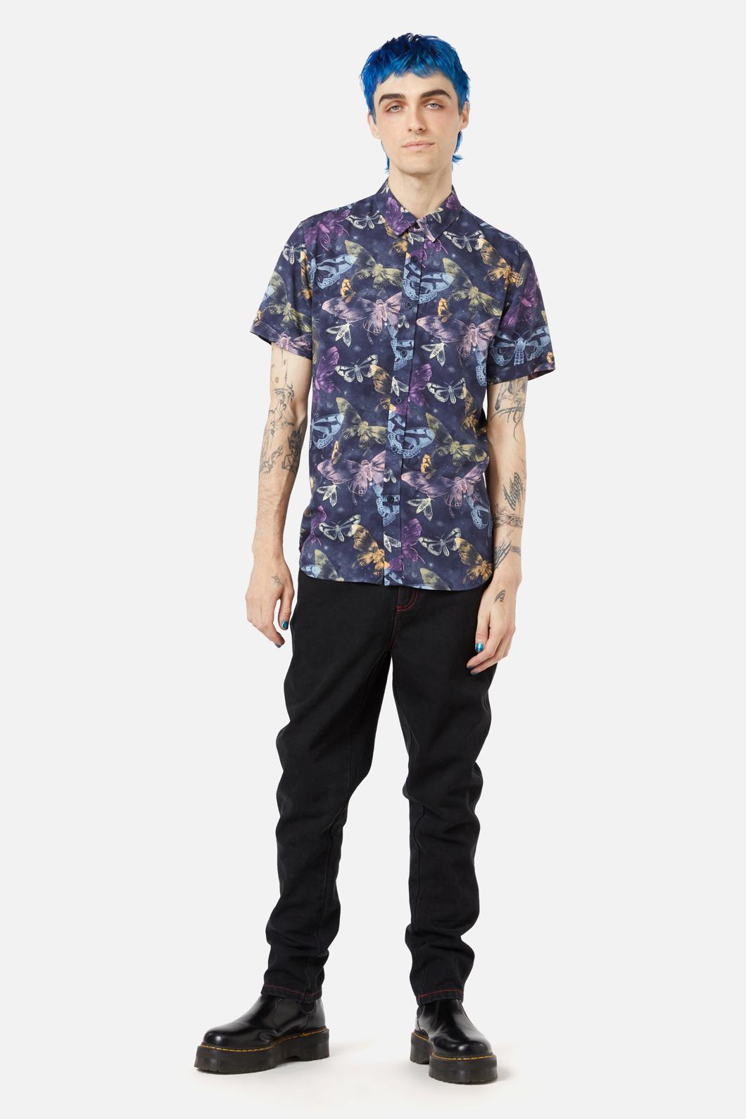 Black Friday - Lunar Moth SS Shirt - navy