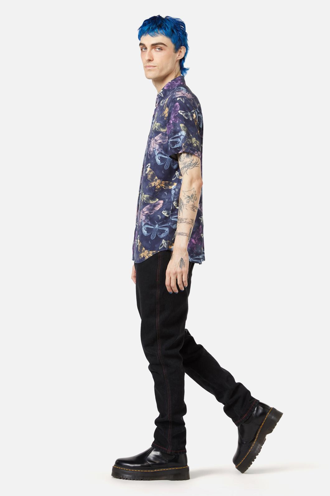 Black Friday - Lunar Moth SS Shirt - navy