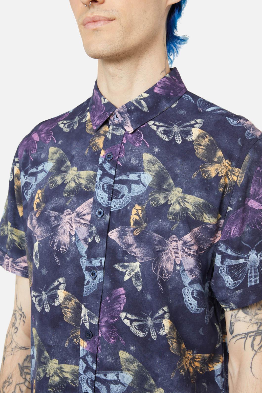 Black Friday - Lunar Moth SS Shirt - navy
