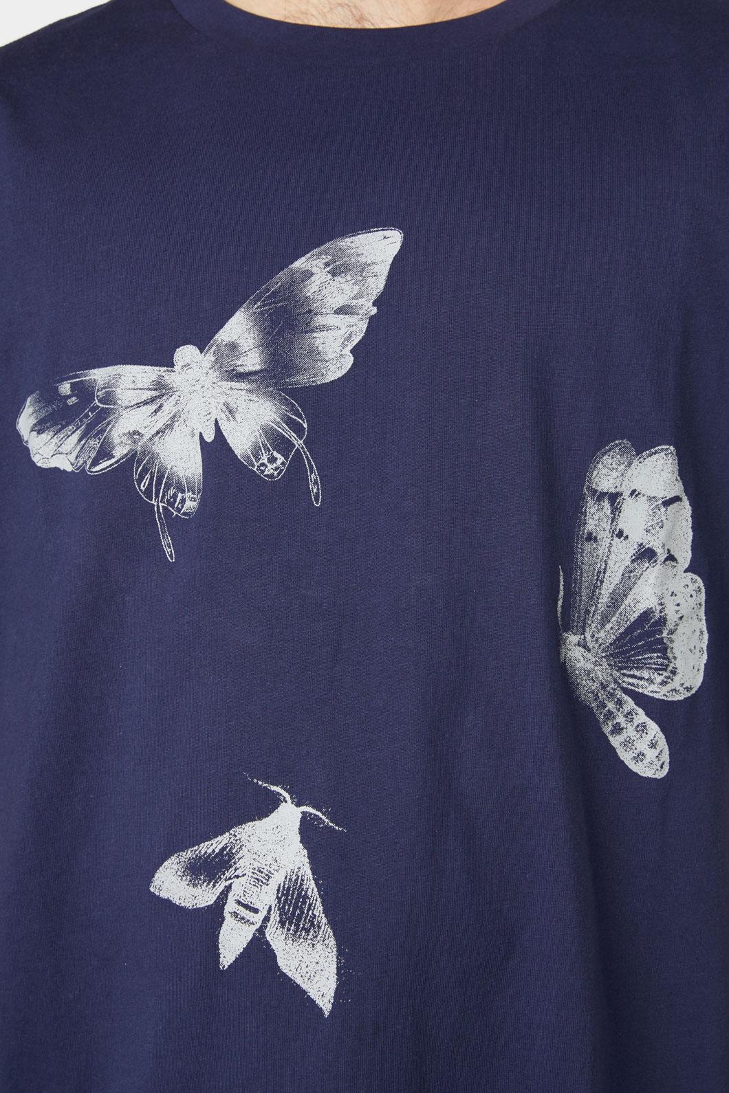 Black Friday - Mega Moth Tee - navy