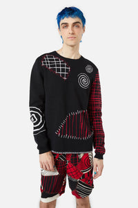 Black Friday - Patched Up Knit - black