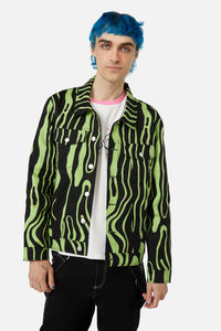 Black Friday - Ghost Wave Unisex Jacket - black-green