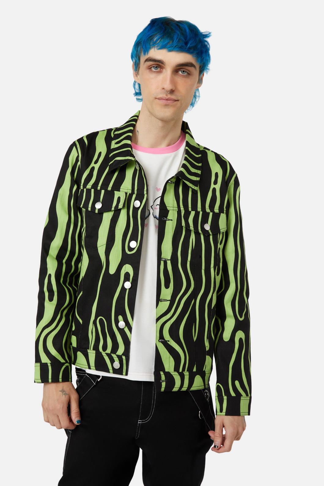 Black Friday - Ghost Wave Unisex Jacket - black-green