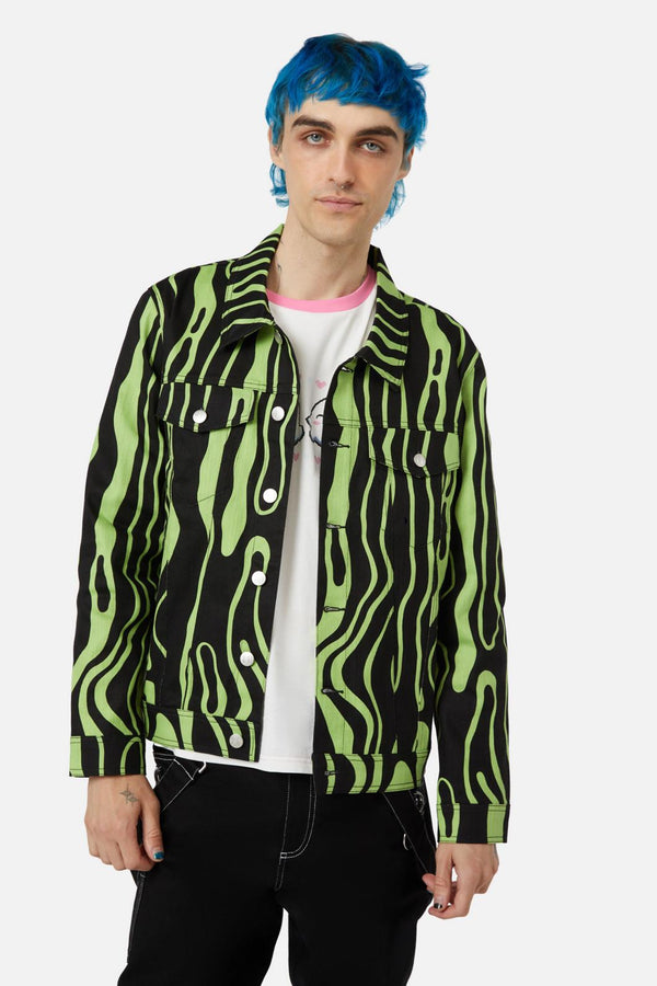 Black Friday - Ghost Wave Unisex Jacket - black-green
