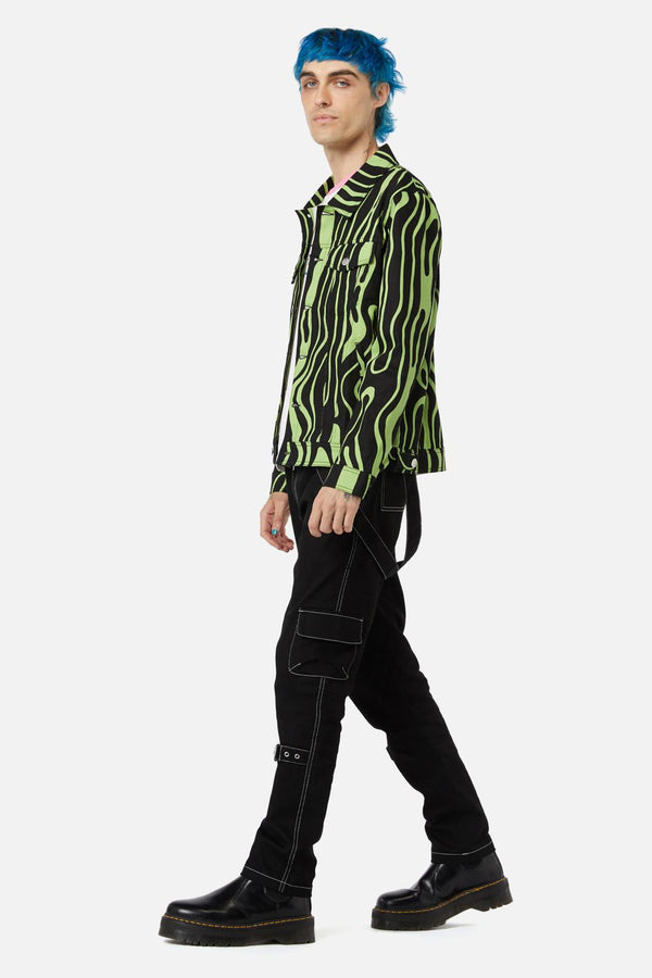Black Friday - Ghost Wave Unisex Jacket - black-green