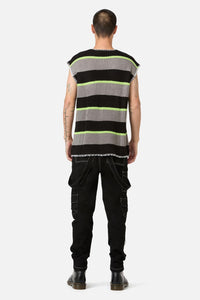 Black Friday - Hunter Knit Vest - black-grey
