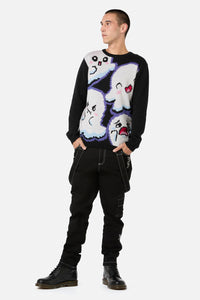 Black Friday - Ghost Emoji Knit - black