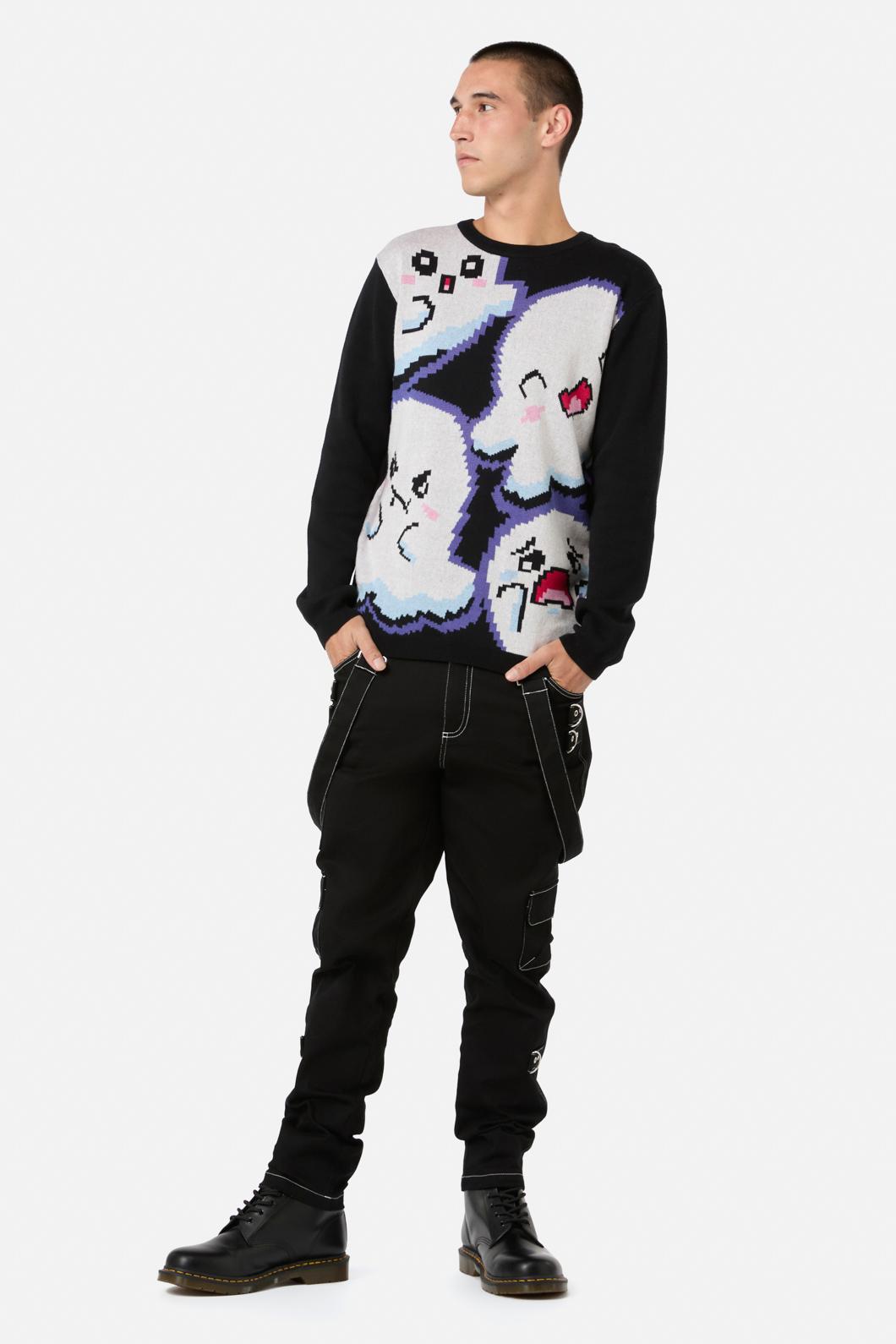 Black Friday - Ghost Emoji Knit - black