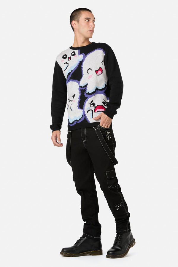 Black Friday - Ghost Emoji Knit - black