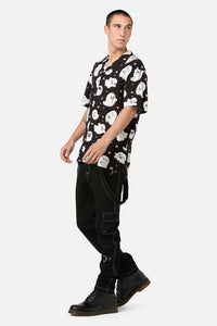 Black Friday - Ghostie Print SS Shirt - black