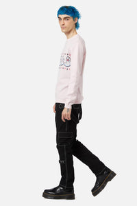 Black Friday - Ghost Hearts Knit - pink