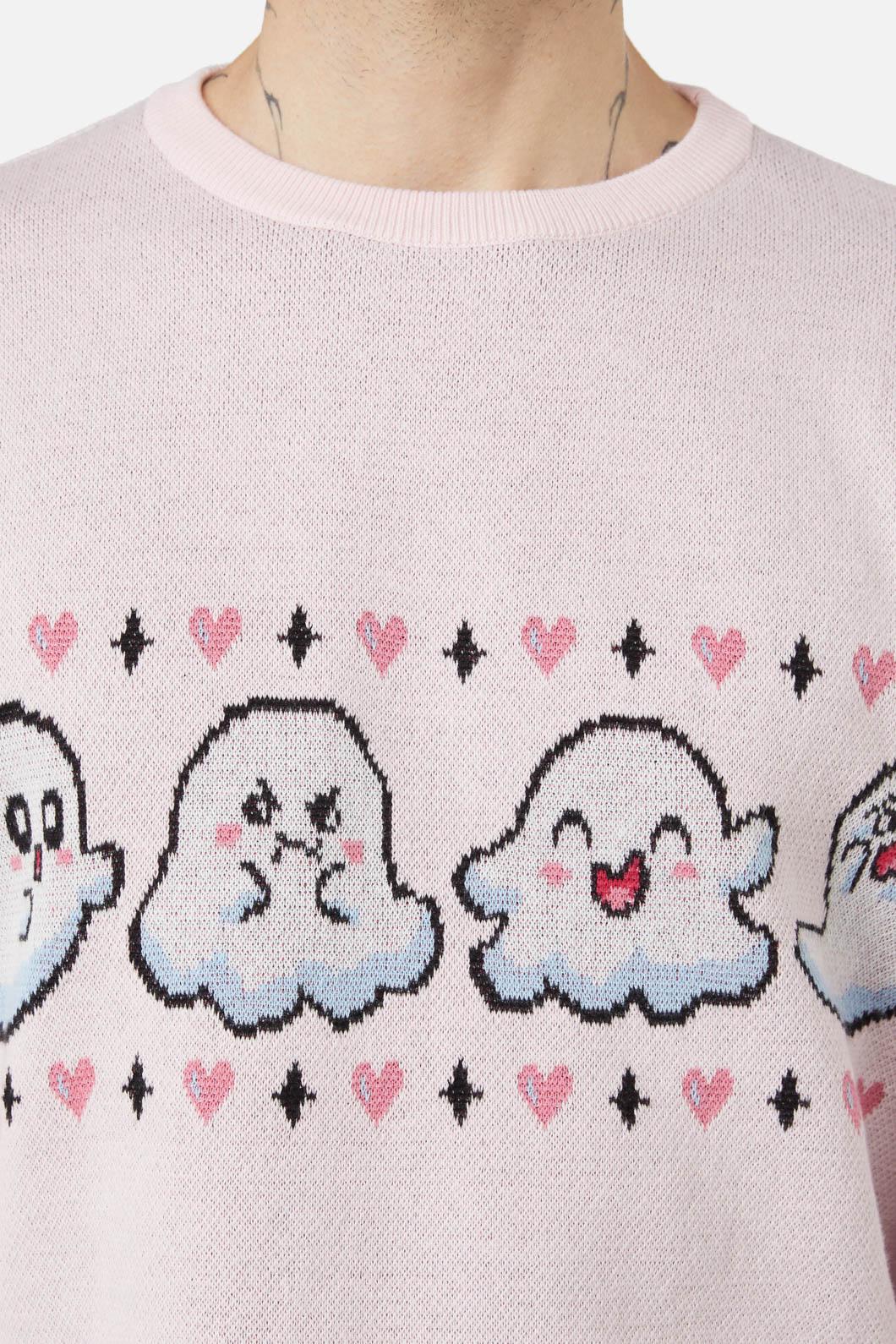 Black Friday - Ghost Hearts Knit - pink