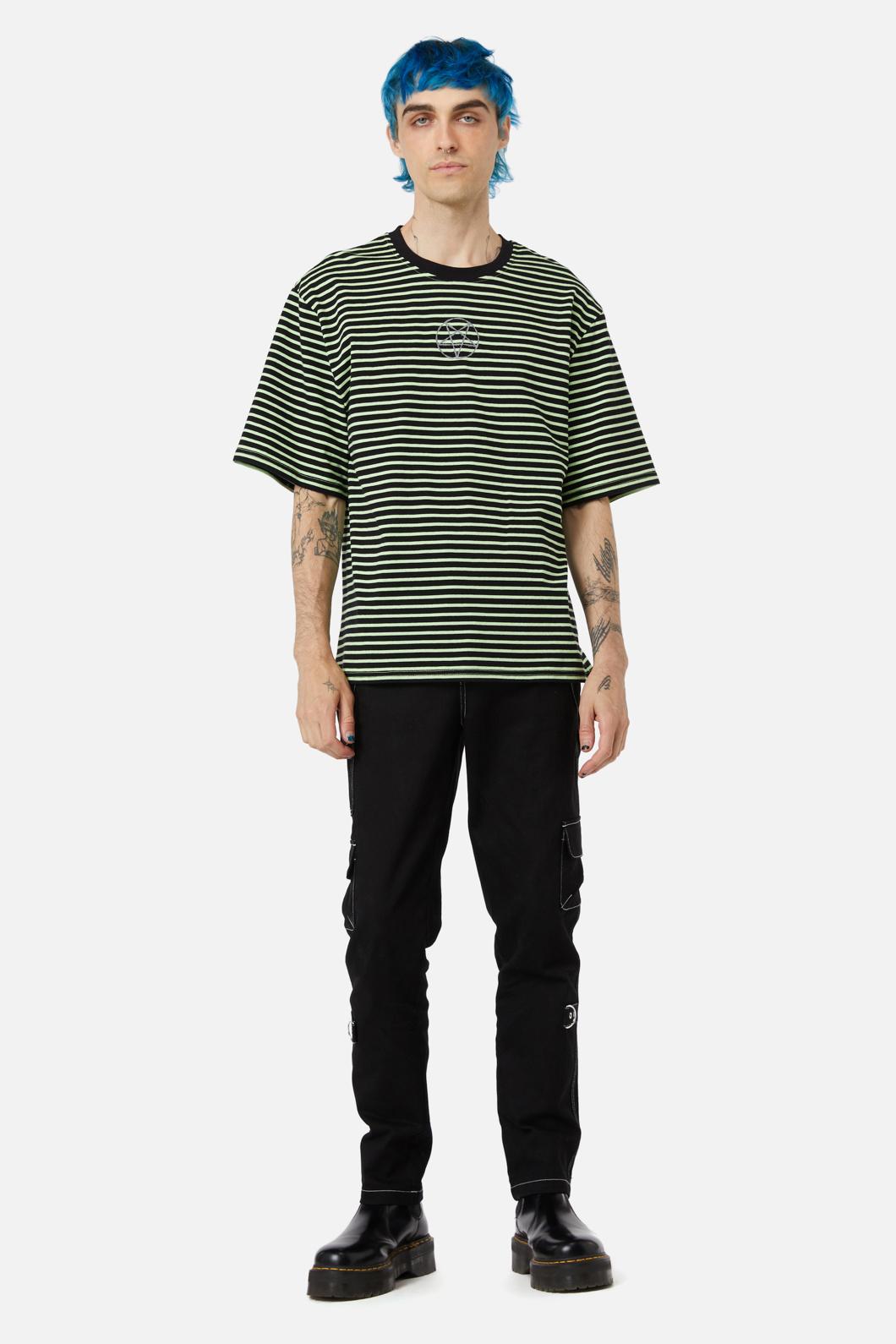 Black Friday - EVP Stripe Tee - black-green