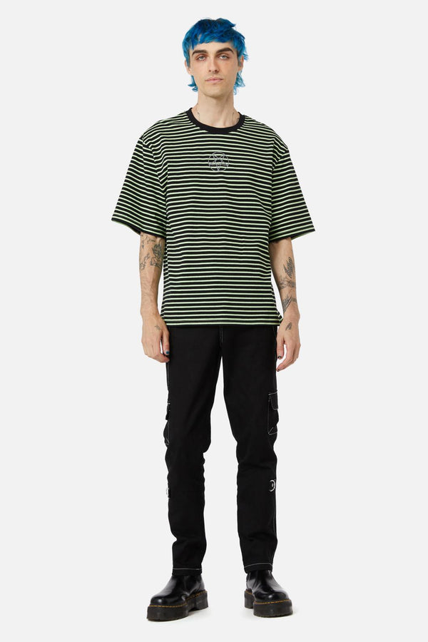 Black Friday - EVP Stripe Tee - black-green
