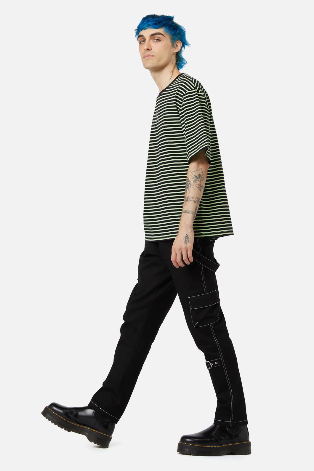 Black Friday - EVP Stripe Tee - black-green