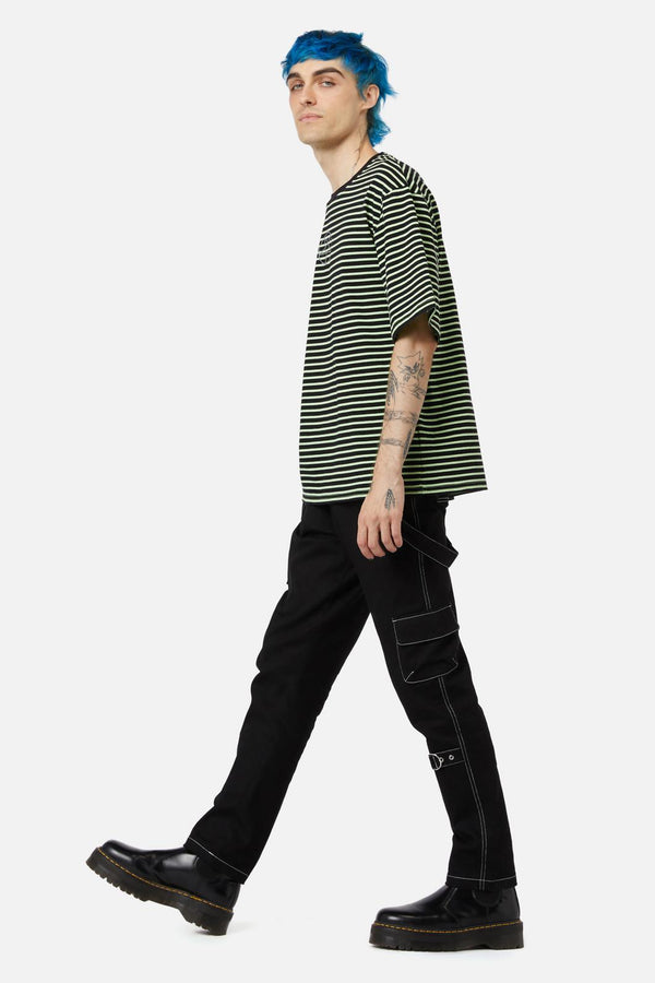 Black Friday - EVP Stripe Tee - black-green