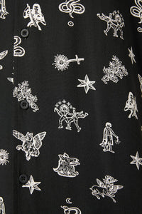 Black Friday - Darc Printed RelaxedFitSSShirt - black