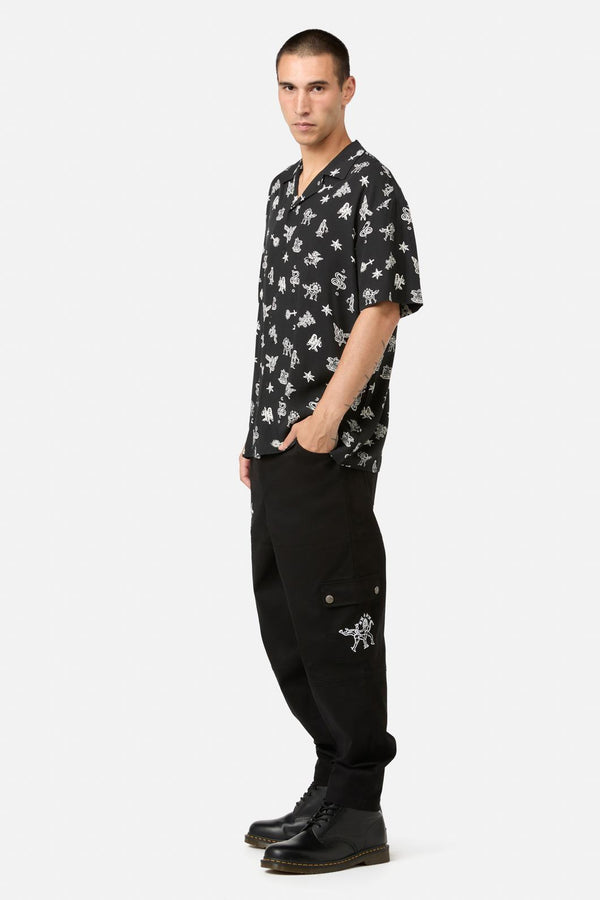 Black Friday - Darc Printed RelaxedFitSSShirt - black
