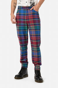 Black Friday - Sainted Tartan Pants - multi