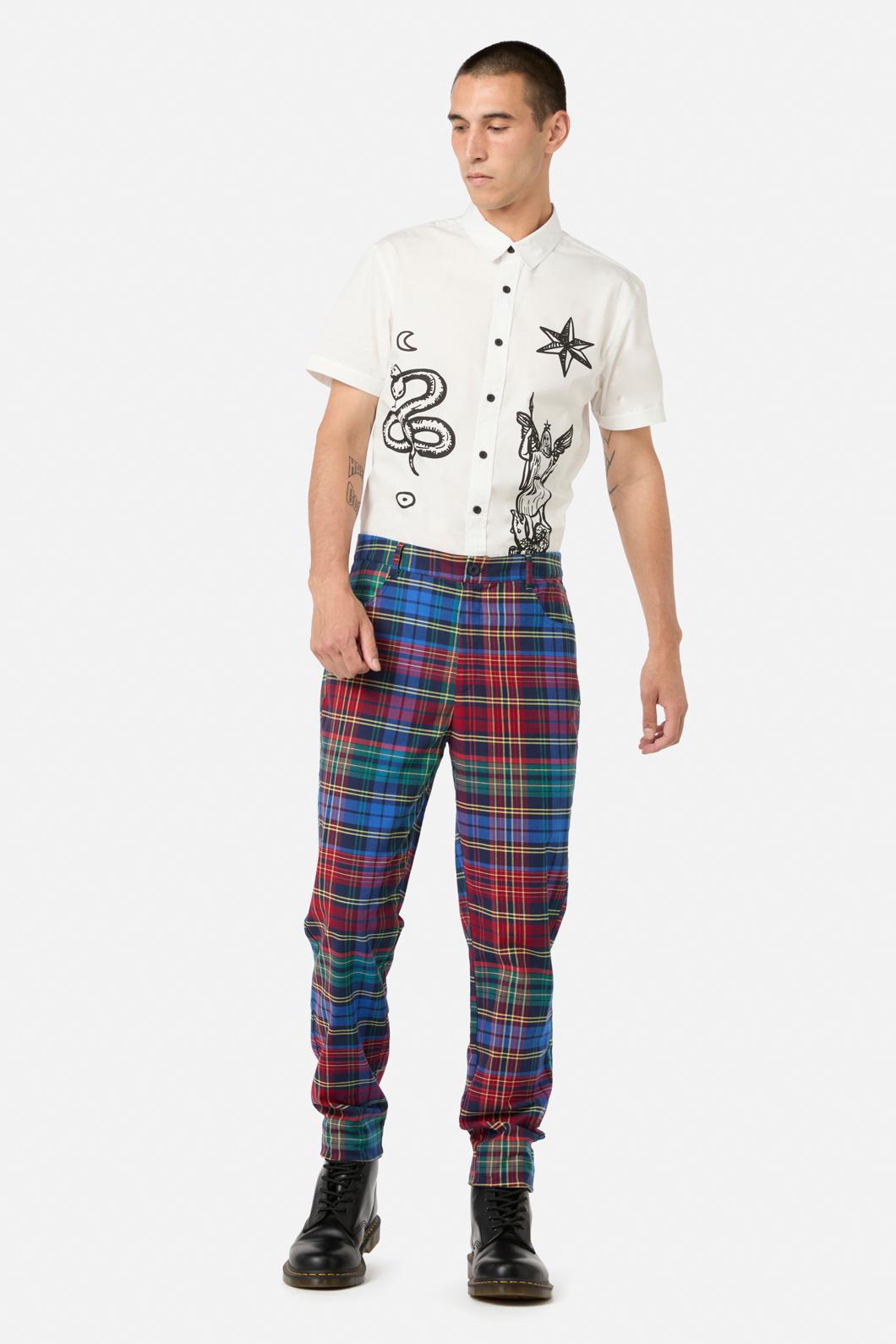 Black Friday - Sainted Tartan Pants - multi