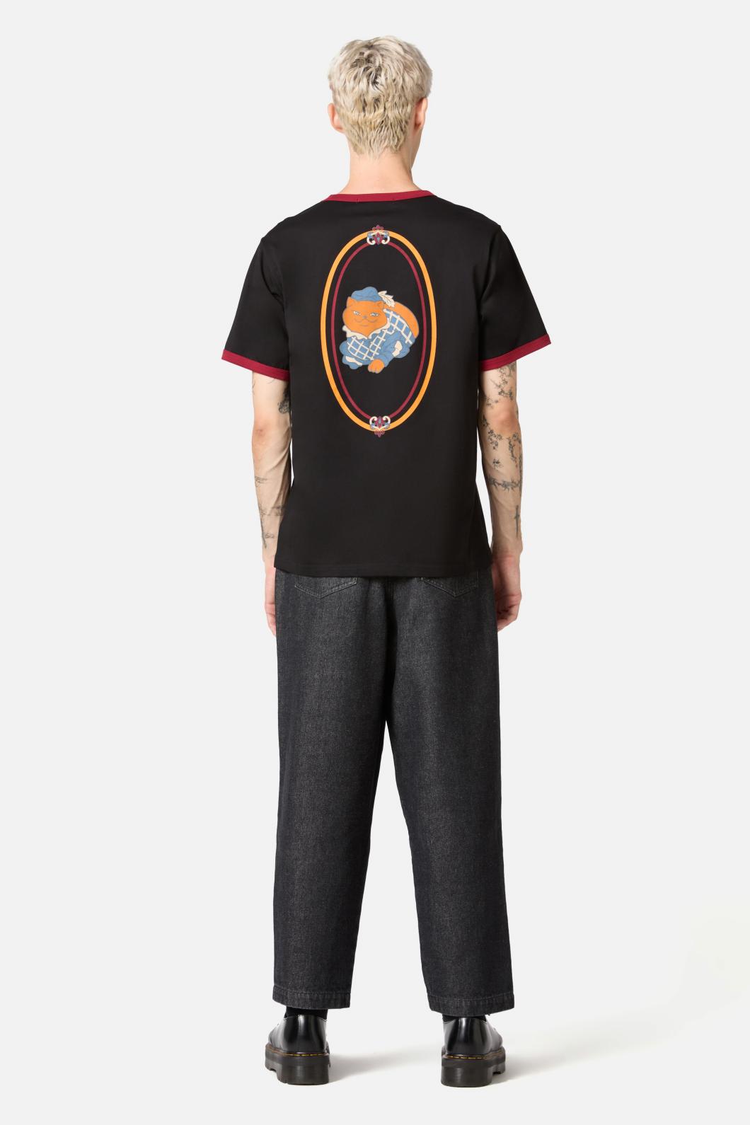 Black Friday - Crowned Cat Tee - black