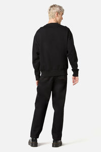 Black Friday - Crowned Cats Argyle Sweater - black