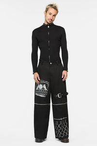 Black Friday - Murder Of Crows Zip Off Pant - black
