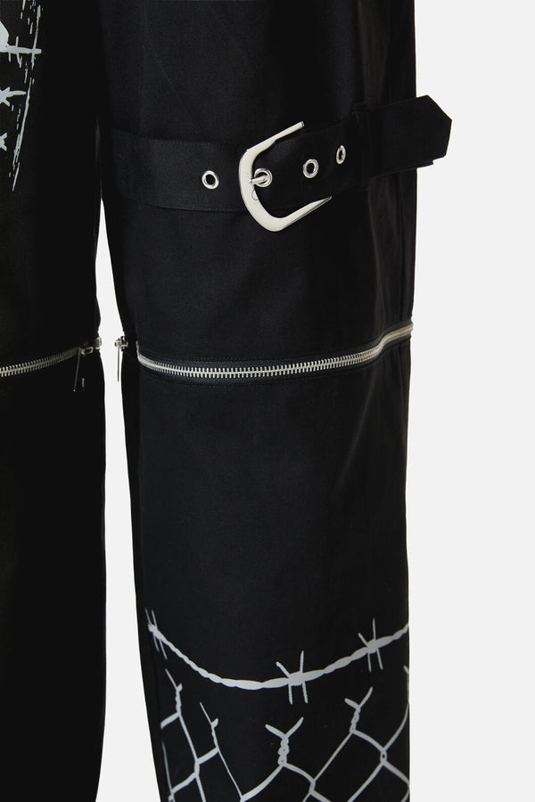 Black Friday - Murder Of Crows Zip Off Pant - black