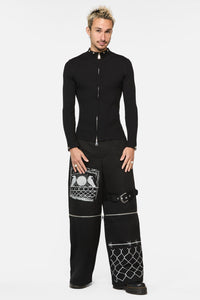 Black Friday - Wahn Piericng Knit Cardi - black