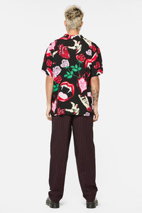 Black Friday - Irrevocably In Love SS Shirt - black-red