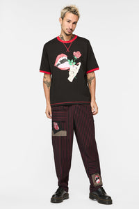 Black Friday - Vampy Print Tee - black