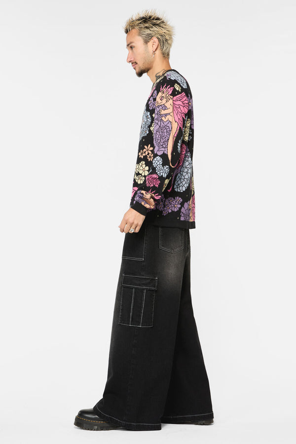 Black Friday - Dragons Grove Print Jumper - multi