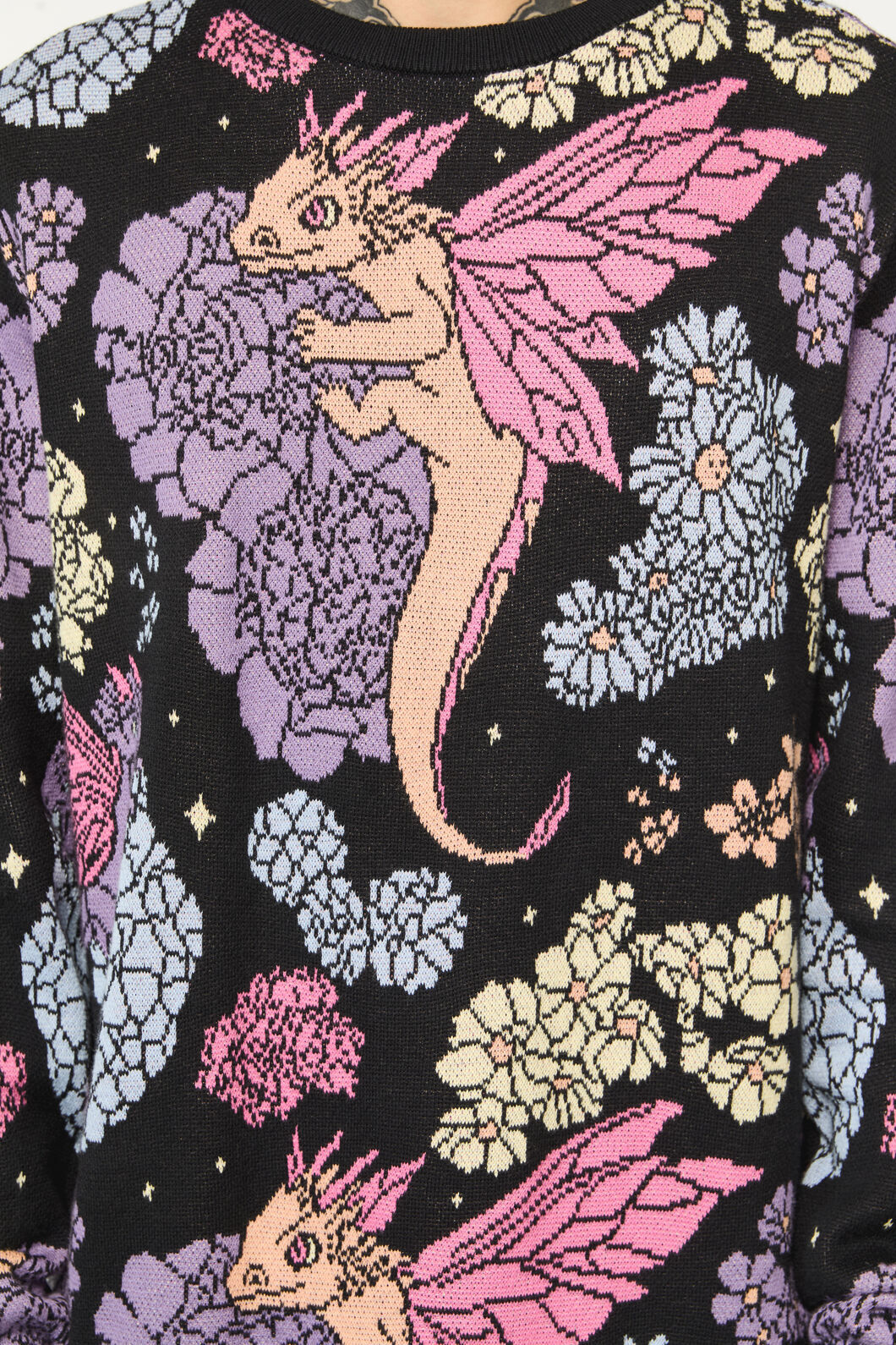 Black Friday - Dragons Grove Print Jumper - multi