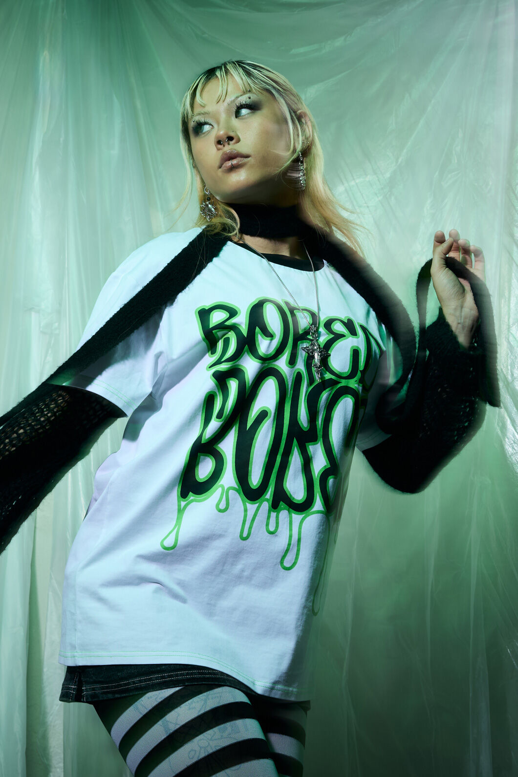 Black Friday - Bored Print Tee - white
