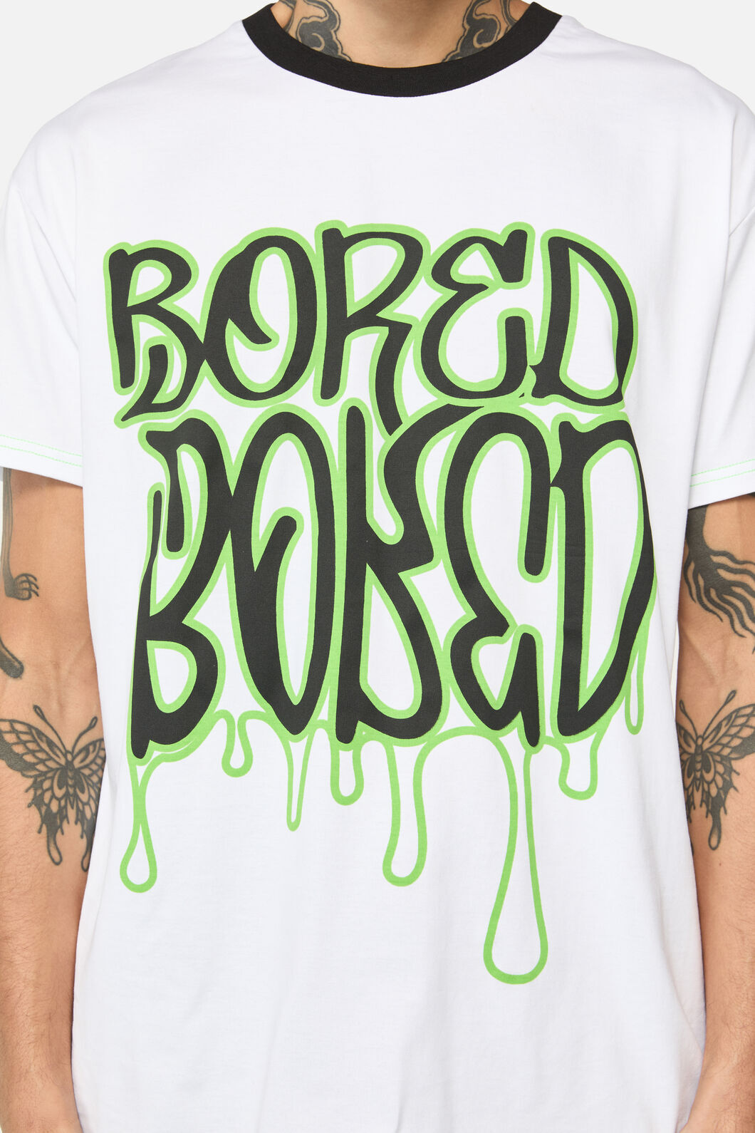 Black Friday - Bored Print Tee - white