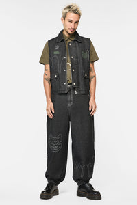 Black Friday - Graff Patch Vest - black