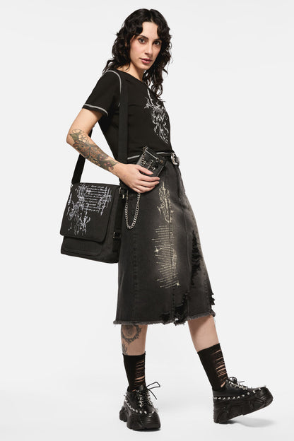 Black Friday - Tech Cropped Baby Tee - black