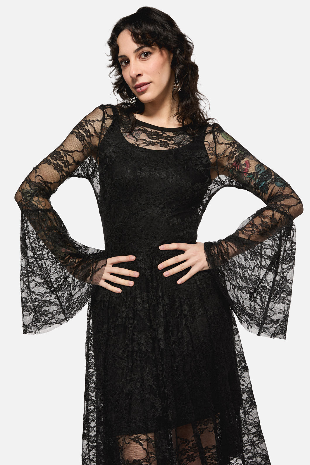 Black Friday - Keeper Of The Woods Lace Dress - black