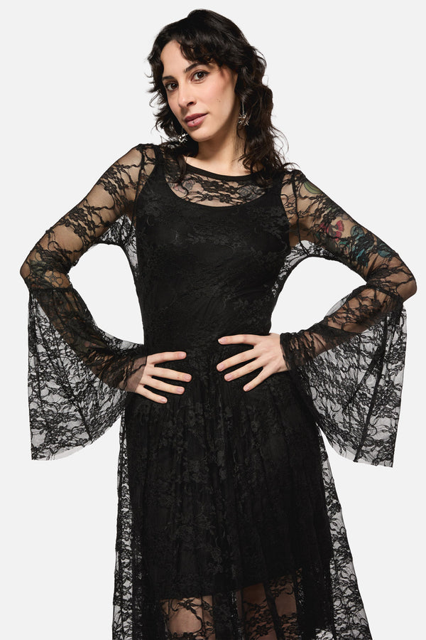 Black Friday - Keeper Of The Woods Lace Dress - black