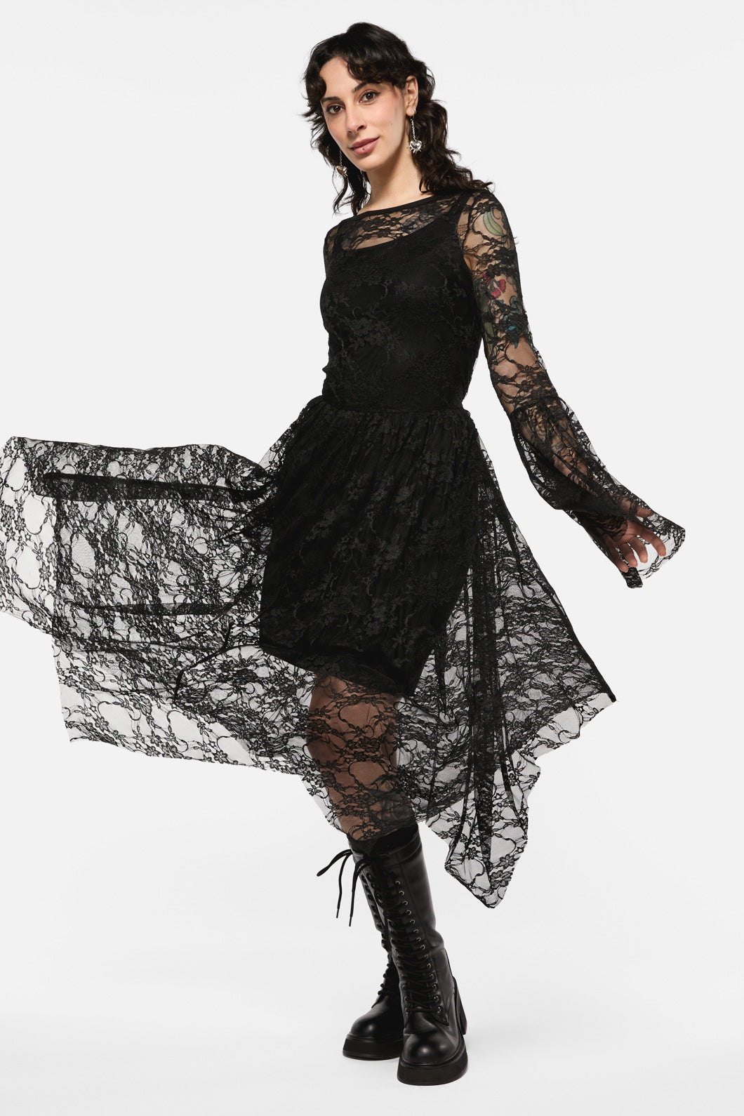 Black Friday - Keeper Of The Woods Lace Dress - black