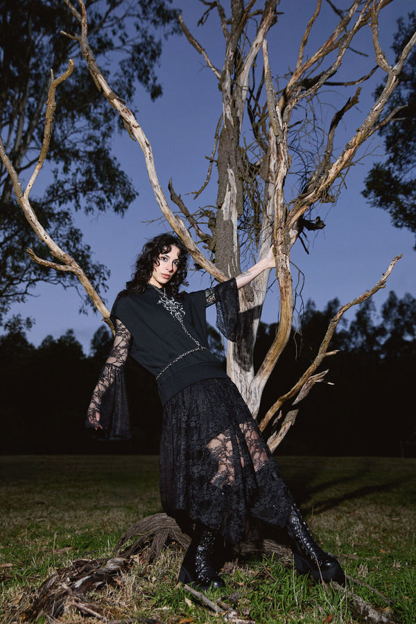Black Friday - Keeper Of The Woods Lace Dress - black