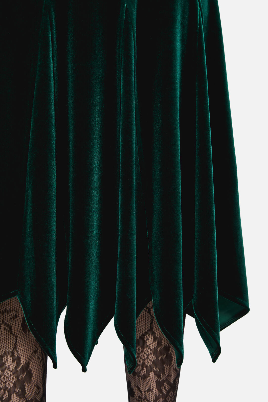 Black Friday - Keeper Of The Woods Velvet Skirt - emerald