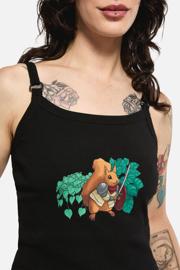 Black Friday - Keeper Of The Woods Squirrel Tank Top - black