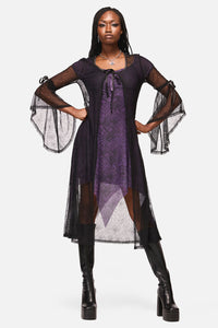 Black Friday - Web Lace Duster - black